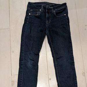 American Eagle jeans, dark denim, size 4